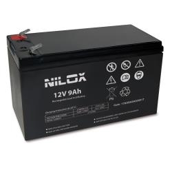 Nilox 17NXBA9A00001T Bateria Sai 12V 9Ah - Tipología Genérica: Baterías; Tipología Específica: Batería; Funcionalidad: Facilitar Alimentación; Material: Plomo