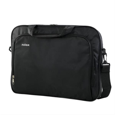 Nilox NXESS3156BK Maletin 15 6 Essential 2 - Idónea Para: Portátil De 15.6; Categoría: Bolsa; Color Primario: Negro; Material: Poliester; Ancho Bolsa: 41 Cm; Número Secciones: 2; Bandolera: Sí