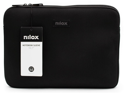 Nilox NXF1401 Sleeve 14 1 Black - Idónea Para: Portátil De 14.1; Categoría: Funda; Color Primario: Negro; Material: Neopreno; Ancho Bolsa: 36,5 Cm; Número Secciones: 1; Bandolera: No