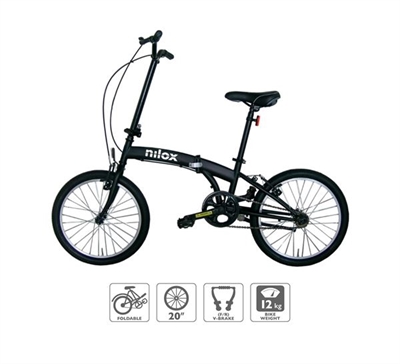 Nilox NXMB20V1 Micro Bike 20P - X0 - Frenos: A-P Pattino; Plegable: Sí