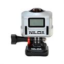Nilox 13NXAK1800001 - Action Cam 180 - Resolución: Hd 1440; Resolución Efectiva Foto: 8 Mpixel; Autonomía Máxima