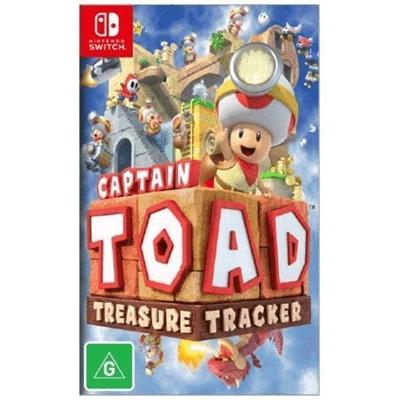 Nintendo 2523681 Con el juego para Nintendo Switch Captain Toad: Treasure Tracker, conviÃ©rtete en el CapitÃ¡n Toad y lÃ¡nzate a la aventura con su leal compaÃ±era Toadette, disfrutarÃ¡s de los mejores juegos de puzzle y plataforma para Nintendo Switch. Explora diversos y desafiantes niveles de estilo Â«sandboxÂ» inspirados en los minijardines japoneses Hakoniwa en Captain Toad: Treasure Tracker para Nintendo Switch. PodrÃ¡s rotar la cÃ¡mara y tocar la pantalla para obtener una mejor vista de los tesoros ocultos.