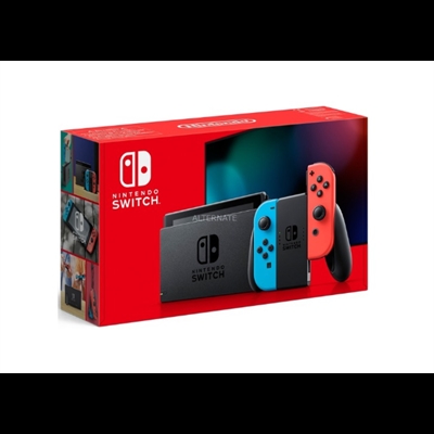 Nintendo 6452629 Nintendo Switch Azul / Rojo 2019 - Capacidad De Disco Duro: 32 Gb; Color Principal: Gris; Número Máximo De Jugadores: 2