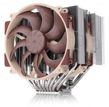 Noctua NH-D15 G2 HBC Noctua NH-D15 G2 LBC. Tipo: Refrigerador de aire, Diámetro de ventilador: 14 cm, Velocidad de rotación (mín.): 1250 RPM, Velocidad de rotación (máx.): 1500 RPM, flujo de aire: 155,6 m³/h, Tipo de soporte: Self-Stabilising Oil-pressure Bearing (SSO). Voltaje: 12 V. Ancho: 150 mm, Profundidad: 152 mm, Altura: 168 mm