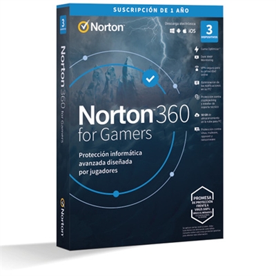 Norton 21433182 Nor360 Gamers 50Gb Es 1U 3D 12M Box - 
