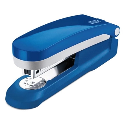 Novus 020-1766 Grapadora De Plastico De Color Azul Con Base Antideslizante Es Compatible Con Grapas 24/6 Y 26/6. Profundidad De 53 Mm. Dispone De Diferentes Tipos De Grapado: Abierto Cerrado Y Clavado Y Su Capacidad Es De Hasta 25 Hojas. Incluye Caja De 200 Grapas 24/6.