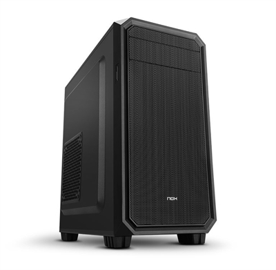 Nox NXCBAYMX2 Coolbay MX2Nox amplía la serie Coolbay con Coolbay MX2. Un chasis compacto y elegante, diseñado completamente en negro con acabado metal mesh en el frontal.- Lector de tarjetas integrado- Espacio para gráficas de gran tamaño- Compatible con refrigeración líquida- Hasta 4 ventiladores- Frontal metal mesh- Puerto USB 3.0 de alta velocidad- Capacidad para 4 discos duros.Elegante y compactoCoolbay MX2 es un chasis compacto en formato mini torre compatible con placas mATX. Fabricada por completo en negro tanto en su interior como en su exterior, el frontal cuenta con acabado metal mesh, siguiendo el diseño del resto de modelos de la serie Coolbay.Excelente refrigeraciónCoolbay MX2 cuenta con un ventilador de 120 mm preinstalado en el frontal y la posibilidad de instalar 3 ventiladores adicionales uno de 120 mm en el frontal, uno de 120 mm en la parte trasera y uno de 120/140 mm en el lateral.Gracias al metal mesh del frontal y la rejilla lateral, el flujo de aire del interior del equipo está garantizado, asegurando una refrigeración óptima de todos los componentes. Por otro lado, Coolbay MX2 está preparada para albergar sistemas de refrigeración líquida en su interior, con espacio para un radiador de 120/240 mm en el frontal y un radiador de 120 mm en la parte trasera.Amplias prestacionesSi bien se trata de un chasis de pequeñas dimensiones, su interior ofrece posibilidades para albergar un equipo de alto rendimiento, puesto que tiene capacidad para instalar gráficas de hasta 350 mm de longitud y coolers de CPU de una altura máxima de 160 mm. Cuenta con una bahía externa de 5.25'' y cuatro bahías internas, dos de 3.5'' y dos de 2.5'', así como 4 slots de expansión. Además, podremos instalar una fuente de alimentación estándar ATX.Comodidad y fácil accesoPara mayor accesibilidad a las conexiones, el panel superior de Coolbay MX2 incorpora el acceso a: un puerto USB 3.0, dos puertos USB 2.0, y las conexiones de audio. Y además, en el lateral incorpora un lector de tarjetas SD/micro SD.DISEÑOFactor de forma: Mini-TowerTipo: PCMaterial: Metal, De plásticoColor del producto: NegroFormas de factor de tarjeta madre soportadas: Micro ATXNúmero de puertos 3.5'': 2Número de puertos 5.25'': 1Ventana lateral: NoNúmero de bahías 2.5'': 2Número de bahías internas de 3,5 '': 2Número de receptáculos 5.25'' externos: 1Número de ranuras de expansión: 4Indicadores LED: SiAltura máxima de la CPU más fresco: 16 cmMáxima longitud de la tarjeta de gráficos: 35 cmFUENTE DE ALIMENTACIÓNFuente de alimentación incluida: NoPUERTOS E INTERFACESCantidad de puertos USB 2.0: 2Cantidad de puertos tipo A USB 3.0 (3.1 Gen 1): 1Entrada de audio: SiSalida de audio: SiENFRIAMIENTOVentiladores frontales instalados: 1x 120 mmMáximo de ventiladores frontales: 1Diámetro de ventiladores frontales soportados: 120 mmMáximos ventiladores laterales: 1Diámetro de ventiladores secundarios soportados: 120,140 mmMáximo de ventiladores posteriores: 1Diámetro de ventiladores traseros soportados: 120 mmRefrigeración: SiCapacidad de enfriamiento líquido: SiTamaño de ventilador del radiador frontal compatible: 120,240 mmTamaño de ventilador del radiador trasero compatible: 120 mmMEDIOS DE ALMACENAJETamaños de disco duro soportados: 2.5,3.5''Tarjeta de lectura integrada: SiTarjetas de memoria compatibles: MicroSD (TransFlash),SDPESO Y DIMENSIONESAncho: 198 mmProfundidad: 400 mmAltura: 396 mmPeso: 2,4 kg