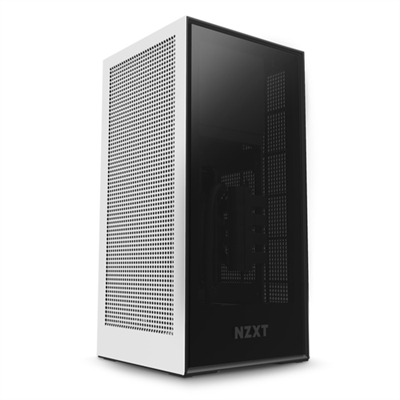 Nzxt CA-H16WR-W1-EU NZXT H1. Factor de forma: Mini Tower, Tipo: PC, Color del producto: Negro, Blanco. Fuente de alimentación: 650 W, Certificación 80 PLUS: 80 PLUS Gold. Tamaños de disco duro soportados: 2.5. Ancho: 187 mm, Profundidad: 187,6 mm, Altura: 387,7 mm