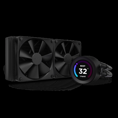 Nzxt RL-KN24E-B1 NZXT Kraken Elite 240. Tipo: Sistema de refrigeración líquida todo en uno, Diámetro de ventilador: 12 cm, Máximo flujo de aire: 78,02 cfm, Presión de aire mínima: 0,75 mmH2O, Presión máxima de aire: 2,7 mmH2O. Color del producto: Negro