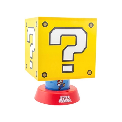 Paladone PP9318NN Los Fans De Super Mario No Tienen Que Esperar Más A Esta IncreibleLámpara De Paladone. La Famosa Caja Sorpresa Viene Representada Con UnSoporte Al Más Puro Estilo Super Mario. Trae 3 Tipos De Modo DeIluminación - Además De La Posibilid...