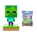 Paladone PACKMINECRAFT - Pack Minecraft Lampara Zombie + Figura ColganteCaracterísticas Principales Lámpara: - Mide