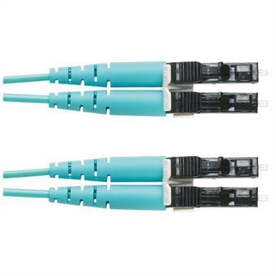 Panduit FZ2ELLNLNSNM001 2-Fiber Om4 Patch Cord, Lszh, Lc Duplex To Lc Duplex With 1.6Mm Jacketed Cable, Acqua 1M - Categoría: Om4; Número De Fibras: 2; Cubierta Exterior: Acciaio Corrugato; Clasificación De Fuego: N/A