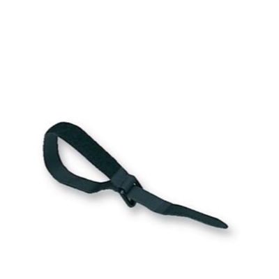 Panduit HLC3S-X0 Hook And Loop Tie 12 Inches Long (305 Mm) 0.75 Inch Wide (19.1 Mm) Black, Cinch Ring Provides Extra Strength And Bundle Tightness, Adjust - Tipo De Cubierta: Accesorios