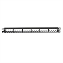 Panduit CP24BLY - 24 Port All Metal Shielded Patch Panel - 1 Ru - Número De Puertos: 24; Tipología De Conect