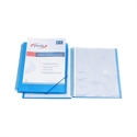 Pardo 846003 - Carpeta De Fundas Espiral Tamaño Folio Fabricada En Polipropileno Color Azul. Portada Pers