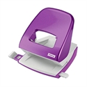 Petrus 624328 - Taladro De Oficina Metalico De Color Violeta. Zona De Sujecion Patentada. Tiene 2 Punzones