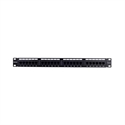 Phasak PU 2420 - RACK ACC. PHASAK 19  PATCH PANEL RACK 24P CAT6 CAT6 DUAL 24P NEGRO