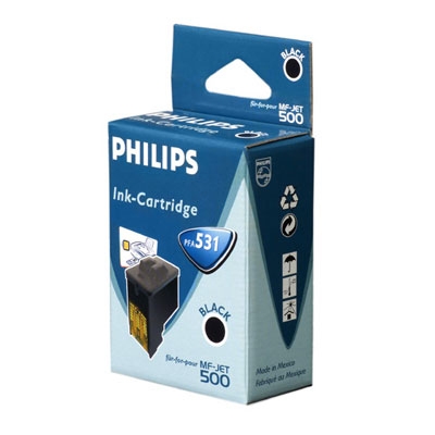 Philips PFA531 1.000 Páginas Cartucho Philips Fax Mf Jet 440/450/500 Pfa-531 Negro