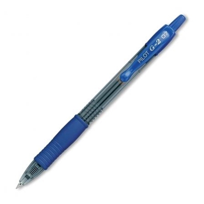 Pilot NG2A Roller Retractil De Tinta De Gel Color Azul Con Punta Conica De 1 Mm Y Trazo De 040 Mm. Cuerpo Fabricado En Plastico Transparente Con Empu?Adura De Goma Azul.