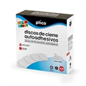 Plico 13334 - Discos De Cierre Textil Autoadhesivos En Rollo Macho/Hembrade Color Blanco Y Con Medidas D