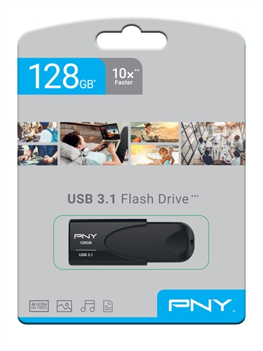 Pny FD128ATT431KK-EF Pny Usb Attache 4 3. 28Gb