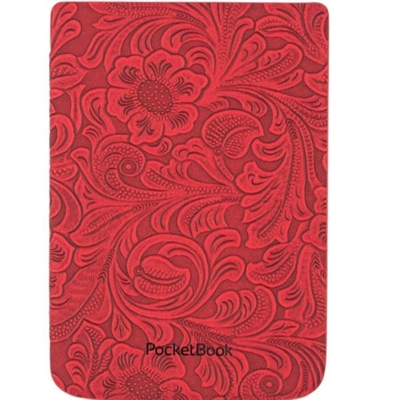 Pocketbook HPUC-632-R-F Funda Pu Red Flowers Series - Tipología Específica: Funda Para Tablet; Material: Nylon; Color Primario: Rojo; Dedicado: Sí; Peso: 10 Gr