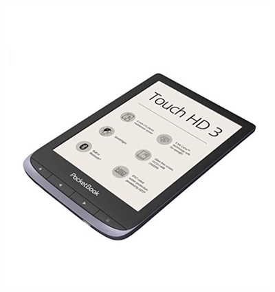 Pocketbook PB632-J-WW Pocketbook Touch Hd3 Grey - Tamaño: 6 ''; Touchscreen (Pantalla Táctil): Sí; Capacidad Memoria Interna: 16 Gb; Slot Memory Card: Sí; Orientación Pantalla Horizontal/Vertical: Sí; Tamaño Caracteres Regulable: Sí; Soporte Drm (Digital Rights Management): Sí