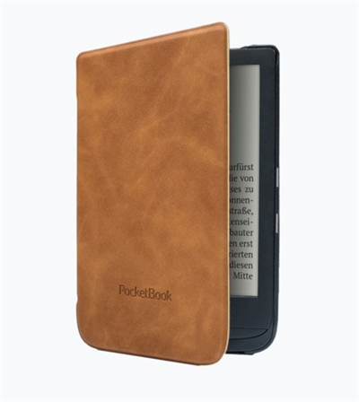 Pocketbook WPUC-627-S-LB Cover Pu Light Brown: Compatible Con Serie Basic Lux 4 - Tipología Específica: Funda Para Tablet; Material: Nylon; Color Primario: Marrón; Dedicado: Sí; Peso: 10 Gr