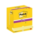 Post-It 7100290175 - Bloc De Notas Adhesivas Super Sticky Color Amarillo Con Medidas De 76 X 76 Mm. Su Adhesivo