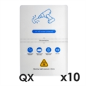 Qcharx-International QCHUVHQ10 - Qcharx Laminas De Ultravioleta Hd Qx Pack 10 Para Qx1Lámina De Hidrogel Con Altas Prestaci