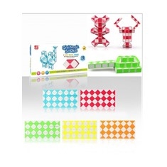 Qiyi 1439 Juego Clásico De 72 Piezas - Diseñado Para Formar Figuras YEstructuras. Perfecto Para Despertar La Creatividad Y La Percepción Espacial DelUsuario.