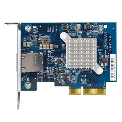 Qnap QXG-10G1T QNAP QXG-10G1T - Adaptador de red - PCIe 3.0 x4 perfil bajo - 10Gb Ethernet x 1 - para QNAP QGD-1600, TS-1232, 253, 453, 473, 832, 853, 877, 977, TVS-2472, 473, 673, 872, 873