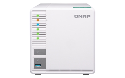 Qnap TS-328 El 30 % de los usuarios de QNAP eligen construir la matriz RAID 5 para su NAS a fin de obtener una protecciÃ³n de datos superior, un mejor rendimiento del sistema y mayor espacio de almacenamiento disponible. El TS-328 es el primer NAS de 3 bahÃ­as que le permite construir una matriz RAID 5 en tu NAS con el menor nÃºmero de discos. Funciona con un procesador Realtek RTD1296 de cuatro nÃºcleos, el TS-328 ofrece un diseÃ±o minimalista que se adapta fÃ¡cilmente a tu hogar o espacio comercial. Con una variedad de aplicaciones multimedia, las capacidades de transcodificaciÃ³n y la copia de seguridad de archivos y sincronizaciÃ³n de varios dispositivos, el TS-328 ofrece una soluciÃ³n muy asequible para almacenar, respaldar, administrar y compartir archivos.