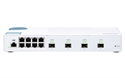 Qnap QSW-M408S - QNAP QSW-M408S - Conmutador - Gestionado - 8 x 10/100/1000 + 4 x 10 Gigabit SFP+ - sobreme