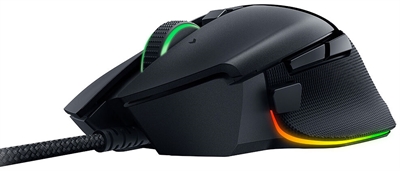 Razer RZ01-04000100-R3M1 Razer Basilisk V3. Factor de forma: mano derecha. Tecnología de detección de movimientos: Óptico, Interfaz del dispositivo: USB tipo A, Resolución de movimiento: 26000 DPI, Tipo de botones: Botones presionados, Cantidad de botones: 11, Tipo de desplazamiento: Rueda. Iluminación de color: Multi. Fuente de energía: Cable. Color del producto: Negro