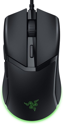 Razer RZ01-04650100-R3M1 Raton razer cobra cómodo de sujetar y se adapta a la mayoría de estilos de agarre, para un control rápido y preciso. Juega desde una nueva perspectiva con nuestros periféricos Chroma más avanzados. Asegúrate la configuración RGB de tus sueños para una inmersión definitiva en el juego.