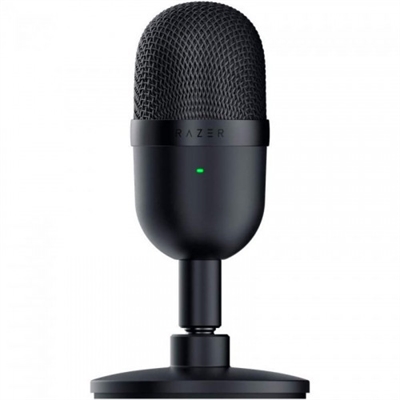 Razer RZ19-03450100-R3M1 Razer Seiren Mini. Tipo: Micrófono de superficie para mesa, Sensibilidad de micrófono: 110 dB, Frecuencia de micrófono: 20 - 20000 Hz. Tecnología de conectividad: Alámbrico, Interfaz del dispositivo: USB. Color del producto: Negro. Fuente de energía: USB, Voltaje de operación: 6 V, Consumo de energía: 500 mA. Ancho: 88,9 mm, Altura: 162,5 mm