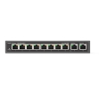 Ruijie-Networks RG-ES110D-P Switch no gestionado con 8 puertos PoE+, 2 puertos Gigabit y 8 puertos de 10/100 Mb/sRG-ES110D-PSwitch no gestionado visible en Ruijie CloudBúfer de gran tamaño par una transmisión de datos fluidaControl del flujo de hardware garantizado por el búfer de gran tamañoGestión inteligente de PoEAplicación a varios dispositivos conectados (PD), un único puerto de hasta 30 WRed de alta fiabilidadEstabilidad sin reinicios frecuentes