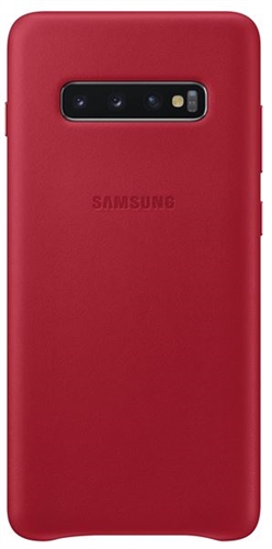 Samsung EF-VG970LREGWW Leather Cover Beyond 0 Red - Tipología Específica: Proteger Teléfono; Material: Piel; Color Primario: Rojo; Color Secundario: Ningún Color Secundario; Dedicado: Sí
