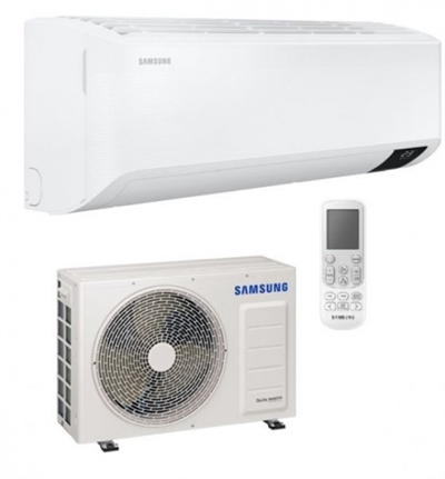 Samsung F-AR18CBU Samsung F-AR18CBU. Clase de eficiencia energética (refrigeración): A++, Clase de eficiencia energética (calefacción) (Media temporada de calefacción): A, Consumo anual de energía (enfriamiento): 257 kWh. Nivel de ruido de la unidad interior (a alta velocidad): 41 dB, Tipo de unidad interna: Montar en la pared, Nivel de ruido de la unidad interior (a baja velocidad): 25 dB. Nivel de ruido de la unidad exterior: 51 dB, Nivel de potencia acústica de la unidad exterior: 65 dB, Ancho de la unidad exterior: 88 cm