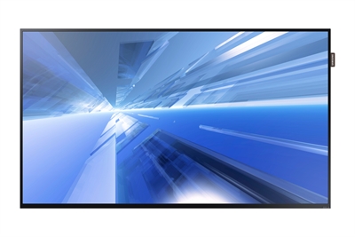 Samsung LH55DCEPLGC/EN Samsung LH55DCEPLGC. Diagonal de la pantalla: 139,7 cm (55), Tipo de visualizador: LED, Resolución de la pantalla: 1920 x 1080 Pixeles. Potencia estimada RMS: 20 W. Diseño de producto: Pantalla plana para señalización digital, Color del producto: Negro, Interfaz de panel de montaje: 400 x 400 mm. Horas de funcionamiento (horas/días): 16/7. Consumo energético: 115 W, Consumo energético (en suspensión): 0,5 W, Consumo de energía (apagado): 0,5 W