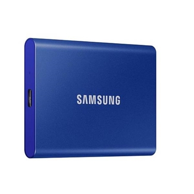 Samsung MU-PC2T0H/WW External Pssd T7 Blue 2Tb - Capacidad: 2000 Gb; Interfaz: Usb 3.2; Tamaño: 1,8 ''; Velocidad Escritura: 1000 Mb/S; Velocidad Lectura: 1050 Mb/S
