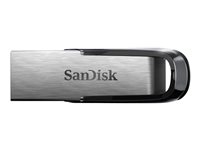 Sandisk SDCZ73-064G-G46 SanDisk ULTRA FLAIR. Capacidad: 64 GB, Interfaz del dispositivo: USB tipo A, Versión USB: 3.0, Velocidad de lectura: 150 MB/s. Factor de forma: Sin tapa. Protección mediante contraseña. Color del producto: Negro, Plata