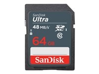 Sandisk SDSDUNB-064G-GN3IN SanDisk Ultra - Tarjeta de memoria flash - 64 GB - Class 10 - SDXC UHS-I