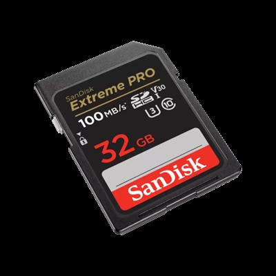 Sandisk SDSDXXO-032G-GN4IN SanDisk Extreme Pro - Tarjeta de memoria flash - 32 GB - Video Class V30 / UHS-I U3 / Class10 - SDHC UHS-I