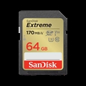 Sandisk SDSDXV2-064G-GNCIN - SanDisk Extreme - Tarjeta de memoria flash - 64GB - Video Class V30 / UHS-I U3 / Class10 -