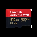 Sandisk SDSQXCD-512G-GN6MA - SanDisk Extreme Pro - Tarjeta de memoria flash (adaptador microSDXC a SD Incluido) - 512 G