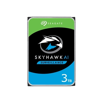 Seagate ST3000VX015 Seagate SkyHawk ST3000VX015. Capacidad del HDD: 3 TB, Tamaño de unidad de almacenamiento de búfer: 256 MB, Tamaño del HDD: 3.5, Interfaz: Serial ATA III