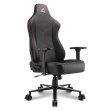 Sharkoon 4044951034819 Sin duda, la SKILLER SGS30 es una silla gaming versátil en muchos sentidos. Su acolchado especialmente grueso, así como los cojines reposacabezas y lumbar hechos de espuma viscoelástica, suponen un confort extraordinario para el usuario, incluso después de pasar horas sentado. La silla demuestra su resistencia gracias a su robusta base de cinco radios y su pistón de gas, mientras que su respaldo ajustable es justo lo necesario para poder relajarse por completo. Una silla verdaderamente polifacética.