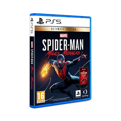 Sony 9802891 En la Ãºltima aventura del universo de Spider-Man de Marvel, el adolescente Miles Morales se adapta a su nuevo barrio al tiempo que sigue los pasos de Peter Parker, su mentor, y se convierte en un nuevo Spider-Man. Pero cuando una feroz lucha de poderes amenaza con destruir su nuevo hogar, el aspirante a hÃ©roe se da cuenta de que un gran poder debe conllevar una gran responsabilidad. Para salvar la Nueva York de Marvel, Miles debe tomar el relevo de Spider-Man y estar a la altura.